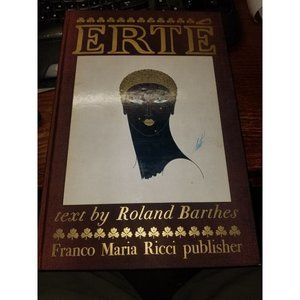 ERTÉ. Roland Barthes. Hardcover with case July 1972 1252nd Bound in silk